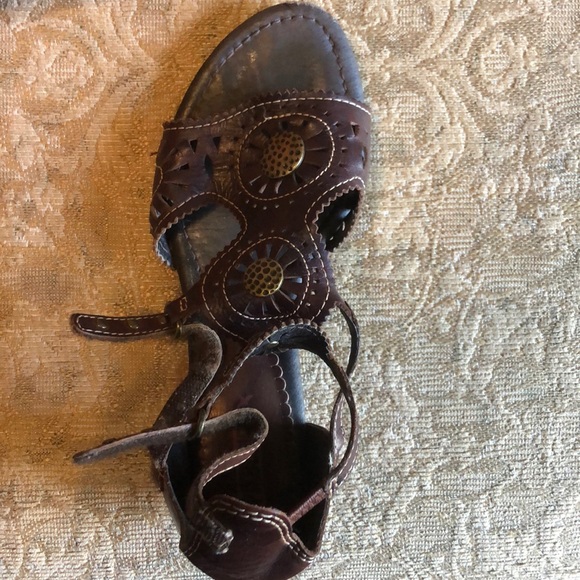 Pikolinod dark brown gladiator sandals - Picture 7 of 8